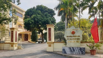 Sau sắp xếp trụ sở UBND huyện Văn Chấn hiện nay sẽ là trụ sở đơn vị hành chính mới của xã Văn Chấn.