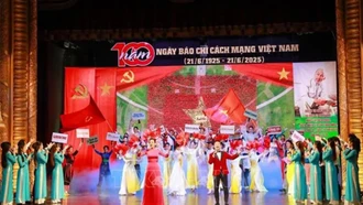 Một tiết mục nghệ thuật tại Chương trình.
