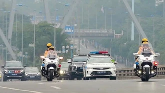 Công an Hà Nội thông báo phân luồng giao thông phục vụ các Đoàn khách quốc tế sang thăm và làm việc tại Việt Nam