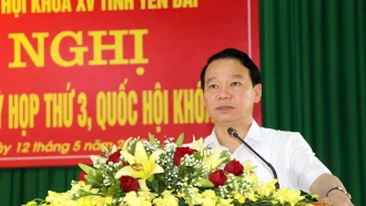 Bí thư Tỉnh ủy, Trưởng đoàn Đại biểu Quốc hội tỉnh Đỗ Đức Duy tiếp xúc cử tri huyện Trấn Yên