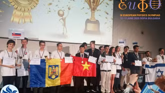 Nguyễn Lê Anh Khoa mang về Huy chương Vàng tại kỳ thi Olympic Vật lý Châu Âu.