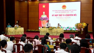 Kỳ họp thứ 15 HĐND thành phố Yên Bái thống nhất sáp nhập 4 xã, phường
