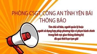 Thông báo tìm chủ sở hữu, người quản lý hoặc người sử dụng hợp pháp phương tiện vi phạm hành chính tr&#111;ng lĩnh vực giao thông đường bộ đã quá thời hạn tạm giữ.