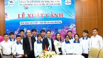 14 lao động Yên Bái xuất khẩu lao động tại Nhật Bản 
