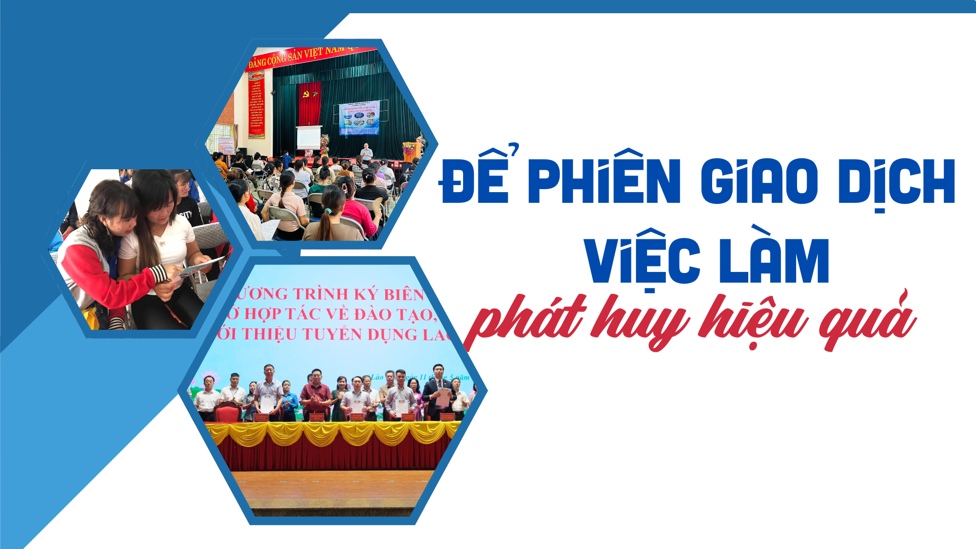 Để phiên giao dịch việc làm phát huy hiệu quả