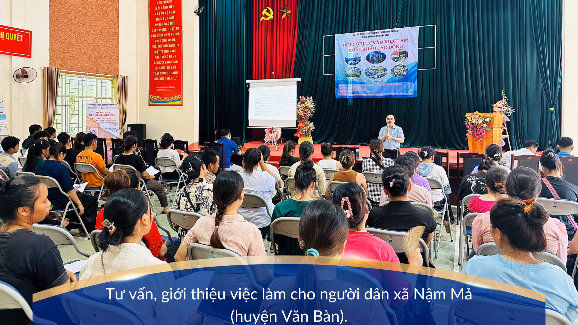 ngoài 7 phiên giao dịch được tổ chức bằng nguồn chương trình mục tiêu quốc gia, thì Trung tâm đã tổ chức được 32 phiên giao dịch việc làm tại các huyện.png