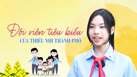 Đội viên tiêu biểu của thiếu nhi thành phố