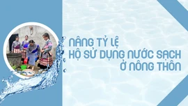 Nâng tỷ lệ hộ sử dụng nước sạch ở nông thôn