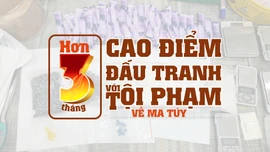 Hơn 3 tháng cao điểm đấu tranh với tội phạm về ma túy