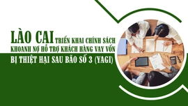 [Infographic] Triển khai chính sách khoanh nợ hỗ trợ khách hàng vay vốn bị thiệt hại sau bão số 3 (Yagi)