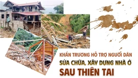 Khẩn trương hỗ trợ người dân sửa chữa, xây dựng nhà ở sau thiên tai