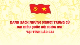 Những người trúng cử đại biểu Quốc hội khóa XVI tại tỉnh Lào Cai