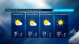 Ngày có mưa nhỏ vài nơi, trời rét đậm