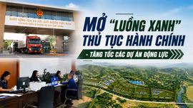 Mở “luồng xanh thủ tục hành chính” - Tăng tốc các dự án động lực