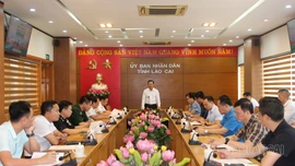 Đảm bảo tiến độ chuẩn bị Hội chợ Du lịch Quốc tế Lào Cai 2025