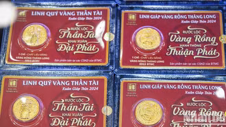 Giá vàng ngày 24/1: Vàng miếng SJC tiếp tục tăng 'phi mã', thêm 800.000 đồng/lượng