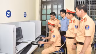 Công an Lào Cai sẵn sàng cho kỳ sát hạch cấp giấy phép lái xe đầu tiên 