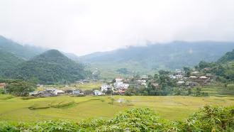 Một góc thôn Lừu 1 xã Hạnh Phúc.