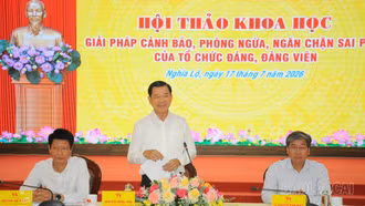 Hội thảo khoa học đề xuất giải pháp nâng cao hiệu quả công tác cảnh báo, phòng ngừa sai phạm