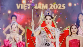 Hoàng Thu Thủy đăng quang Hoa hậu Doanh nhân Việt Nam 2025