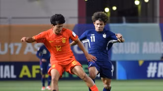 Thua U17 Trung Quốc, U17 Thái Lan trắng tay rời giải châu Á
