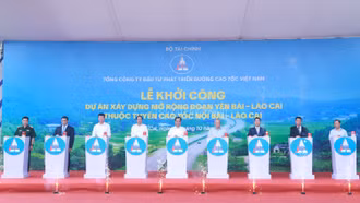 Khởi công Dự án mở rộng đường cao tốc đoạn Yên Bái – Lào Cai 