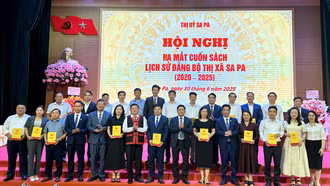 Ra mắt cuốn sách “Lịch sử Đảng bộ thị xã Sa Pa (2020 - 2025)”