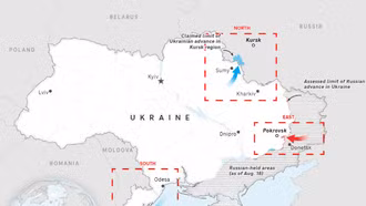 Ba mặt trận khác biệt định đoạt cuộc chiến Nga - Ukraine