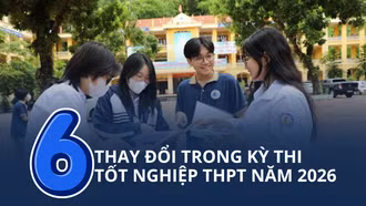 6 thay đổi trong kỳ thi tốt nghiệp THPT năm 2026