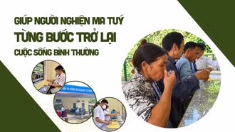 Giúp người nghiện ma túy từng bước trở lại cuộc sống bình thường