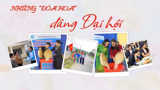 Những “đóa hoa” dâng Đại hội 