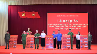 Xã Lục Yên ra quân thực hiện chiến dịch mùa hè số 