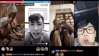 Xử lý nhóm đối tượng livestream tự gây thương tích để thu hút người tặng quà