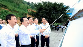 Thường trực Tỉnh ủy kiểm tra, khảo sát thực địa một số dự án, công trình tại phường Sa Pa