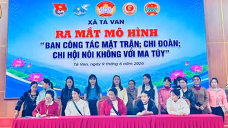 Xã Tả Van ra mắt 5 mô hình “Nói không với ma túy”