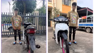 Lào Cai: Xử lý thiếu niên nhiều lần vi phạm giao thông, cố tình tháo biển số xe để né kiểm tra