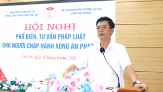 Âu Lâu: 25 người chấp hành xong án phạt tù được tư vấn pháp luật
