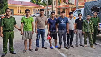 Công an xã Lâm Giang bắt giữ nhóm đối tượng đánh bạc bằng hình thức “chơi liêng”