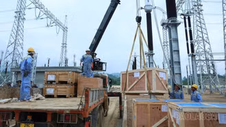 Trạm biến áp 500kV Lào Cai: Hoàn thành lắp đặt 85% thiết bị
