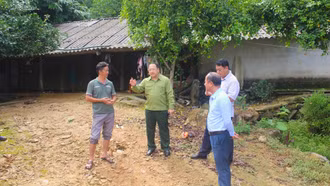 Xã Sín Chéng chủ động ứng phó với mưa lớn