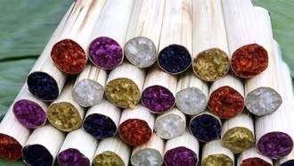 Hương vị núi rừng gửi trong ống nứa