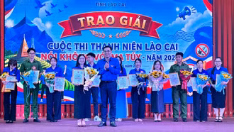 Đoàn Thanh niên xã Pha Long giành giải Nhất Cuộc thi Thanh niên Lào Cai nói không với ma túy