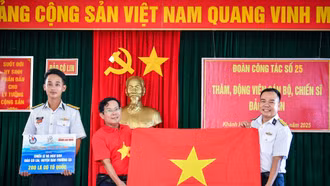 [Ảnh] Hành trình ý nghĩa của 100 nhà báo đến với quần đảo Trường Sa
