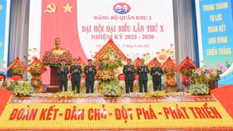 Đại hội đại biểu Đảng bộ Quân khu lần thứ X thành công tốt đẹp