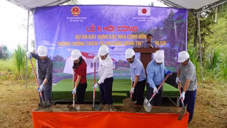 Si Ma Cai khởi công xây dựng nhà cộng đồng phòng, chống thiên tai đa chức năng tại thôn Quan Thần Sán
