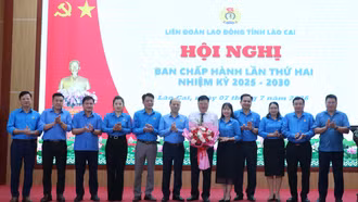 Liên đoàn Lao động tỉnh Lào Cai có tân Phó Chủ tịch