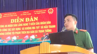 Trịnh Tường tổ chức diễn đàn về đấu tranh phòng, chống ma túy