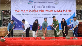 Khởi công cải tạo điểm trường Nậm Cáng