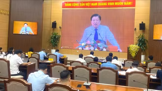 Lào Cai tham dự Hội nghị trực tuyến sơ kết 6 tháng đầu năm ngành nội chính Đảng