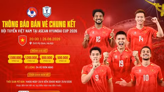 VFF mở bán vé trận chung kết ASEAN Cup 2026